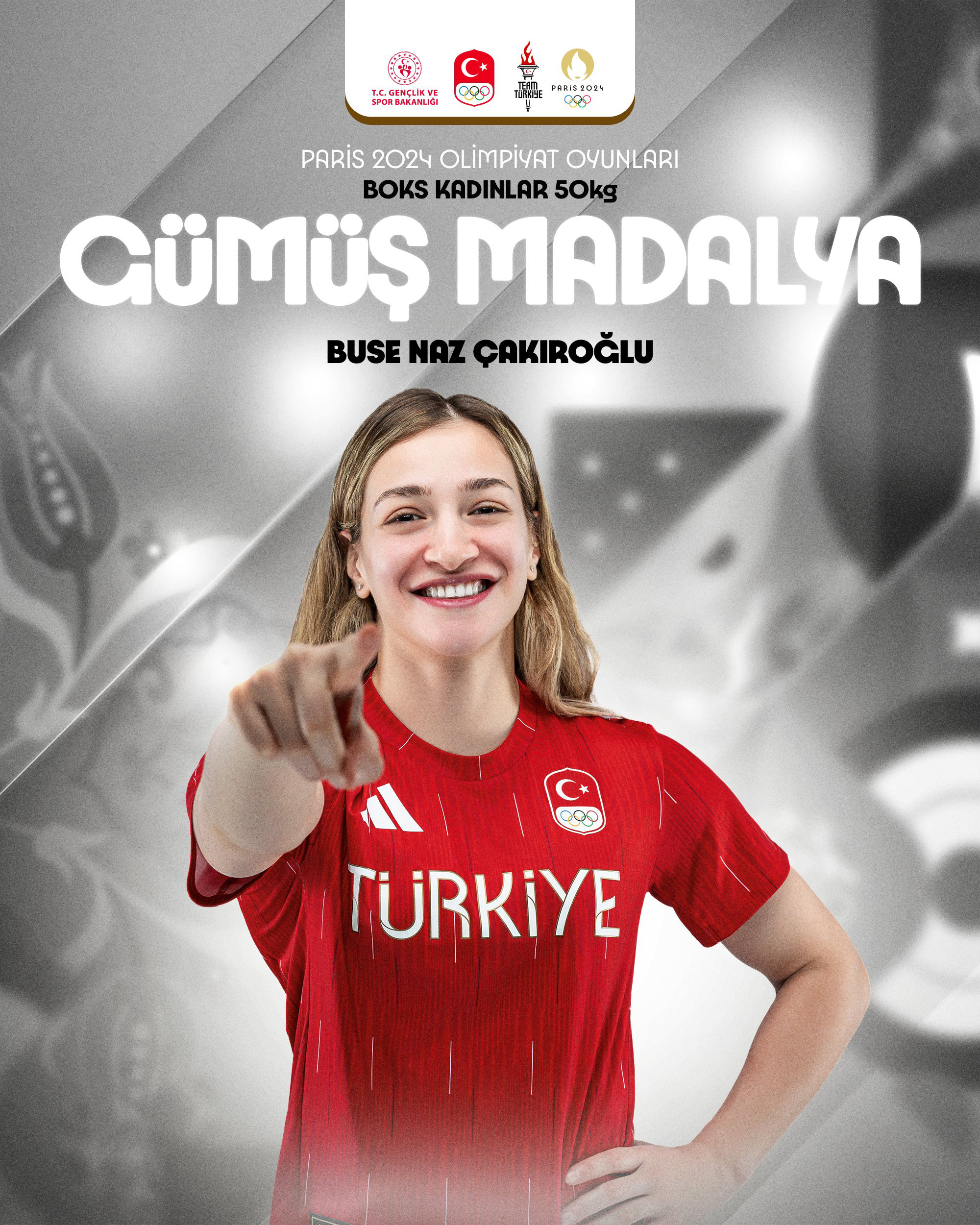 Paris 2024 - Boks - Buse Naz Çakıroğlu - Gümüş Madalya